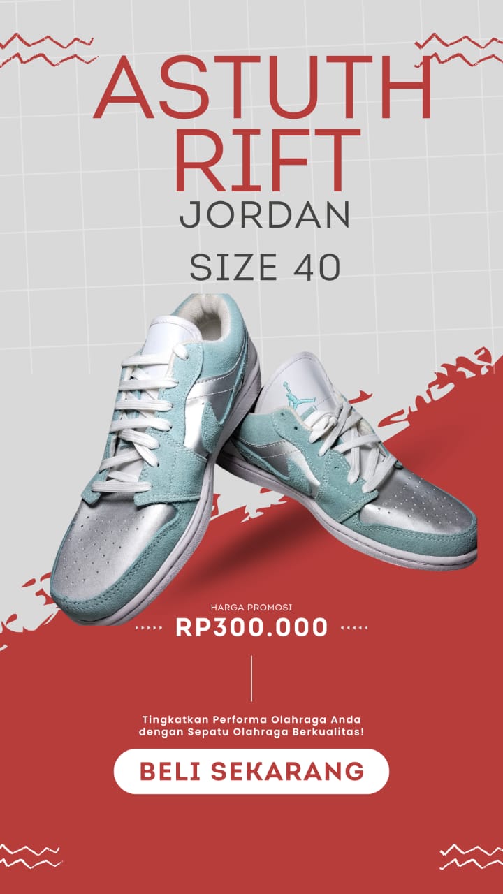 NIKE AIR JORDAN BIRU PUTIH