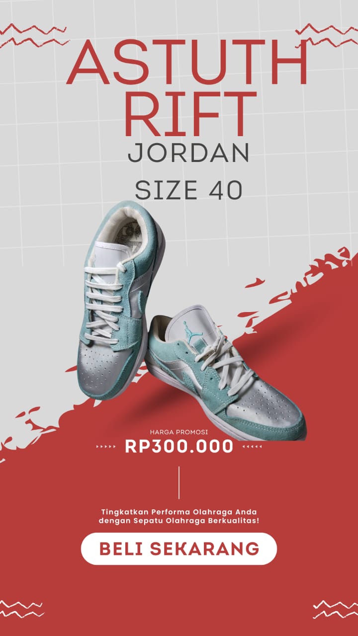 NIKE AIR JORDAN BIRU PUTIH