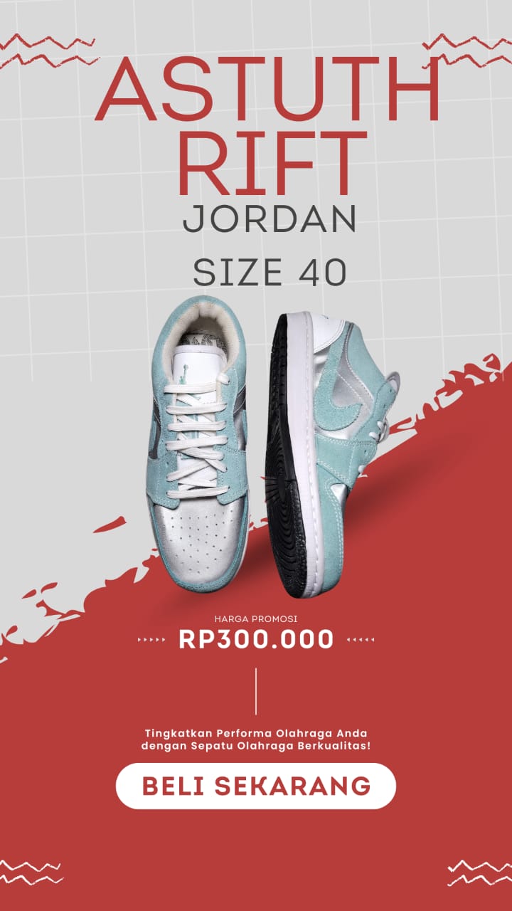 NIKE AIR JORDAN BIRU PUTIH