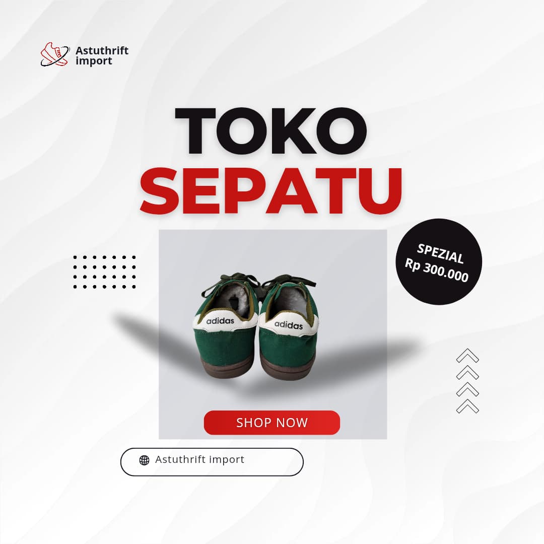Sepatu ADIDAS SPESIAL Hijau Putih