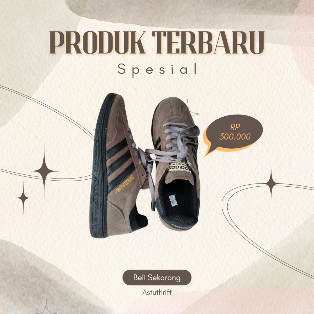 Seapatu ADIDAS GSPEZIAL Abu HItam