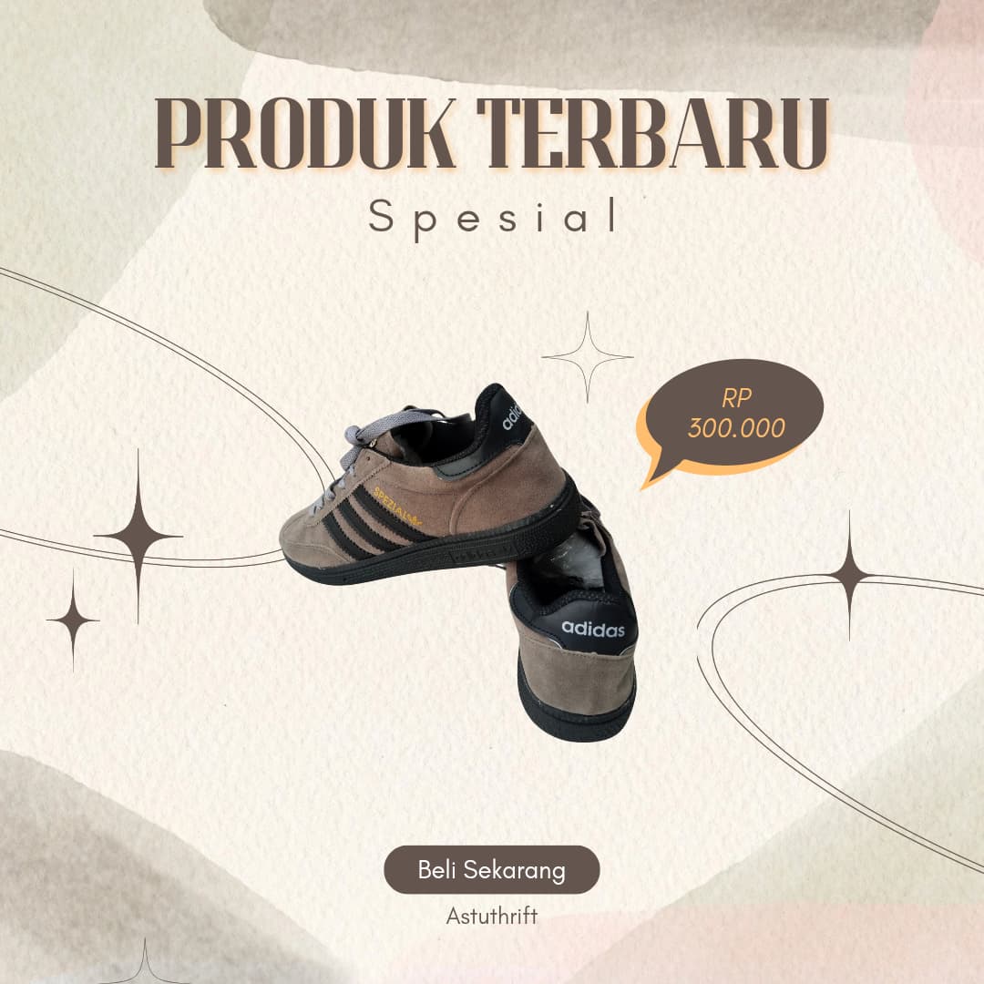 Seapatu ADIDAS GSPEZIAL Abu HItam