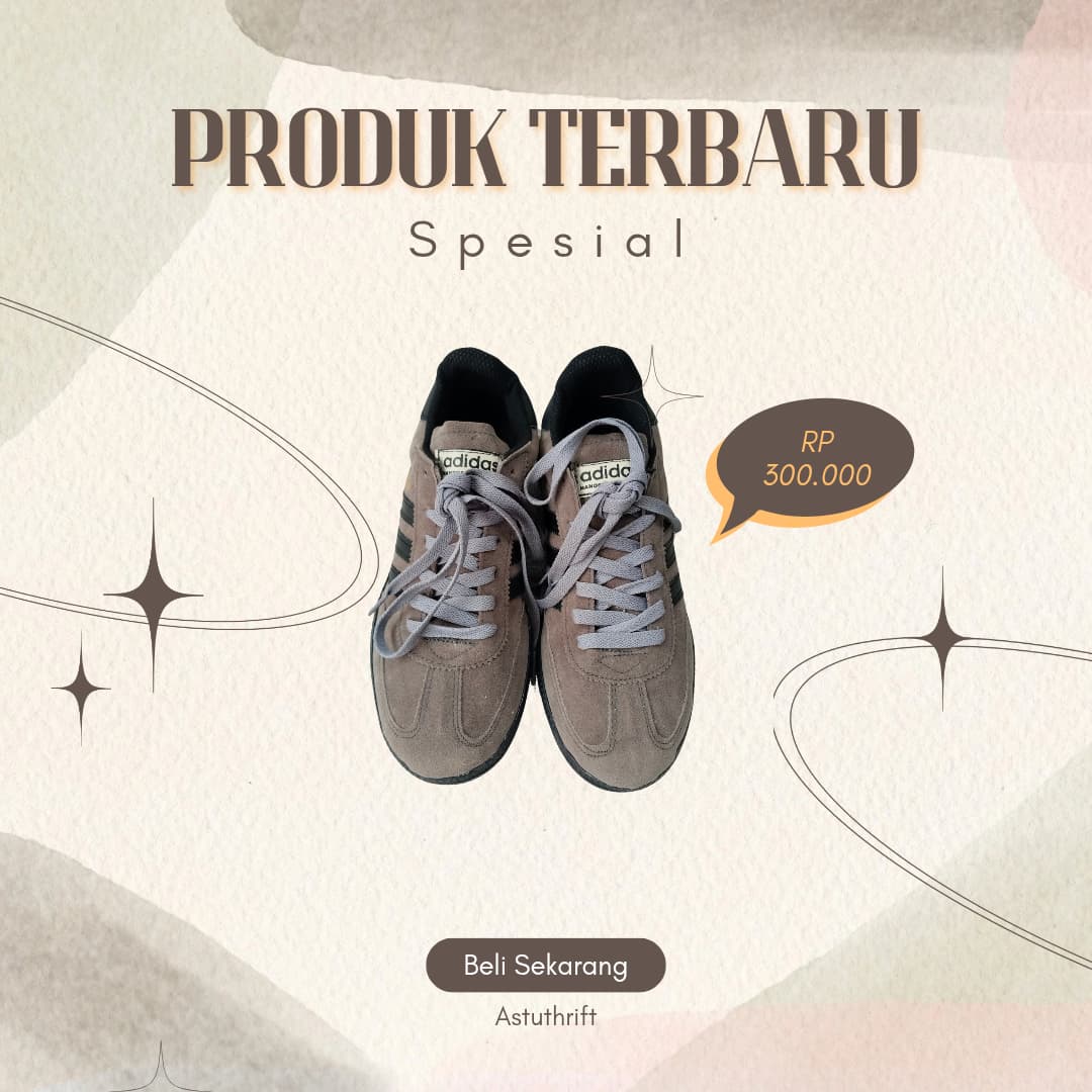 Seapatu ADIDAS GSPEZIAL Abu HItam