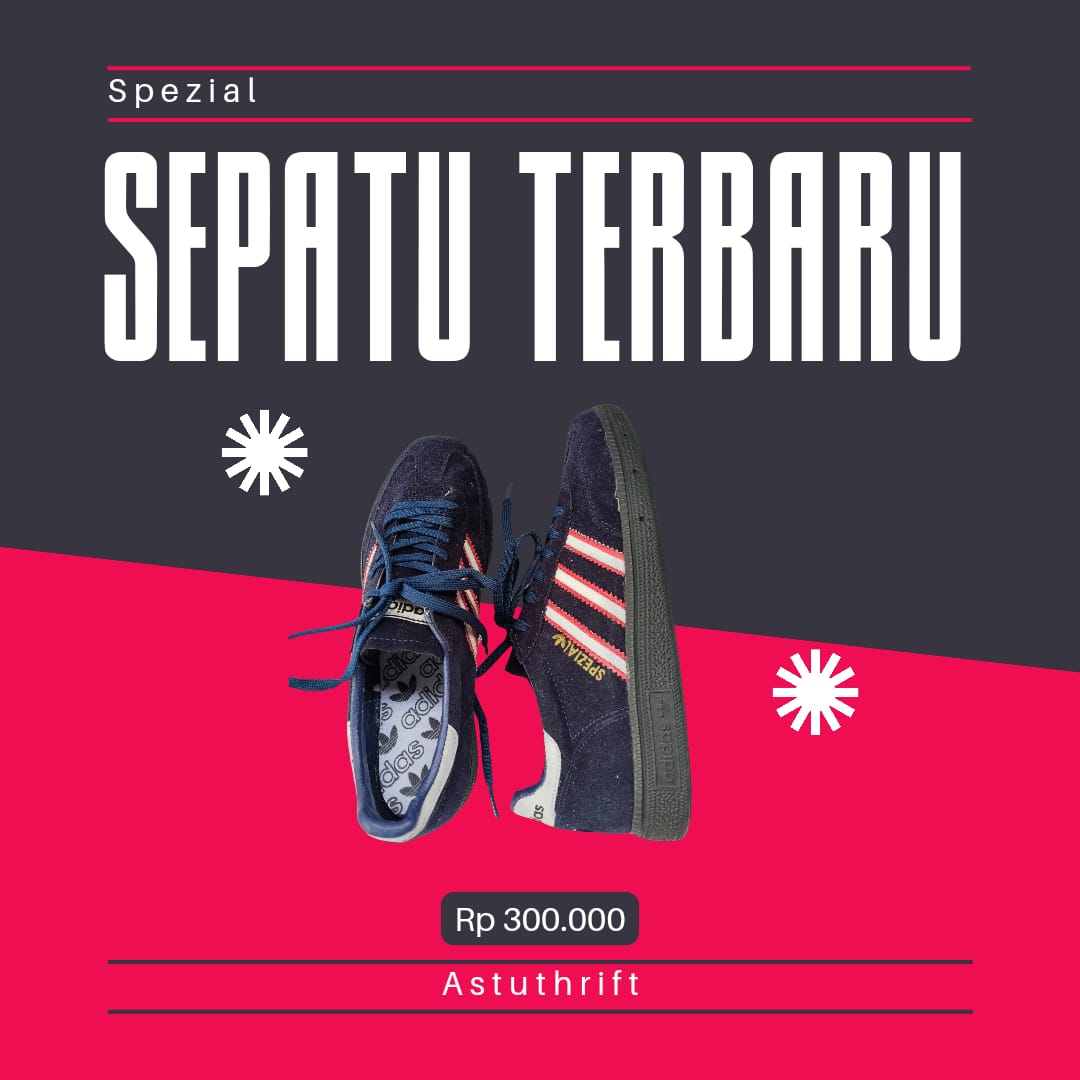 Sepatu ADIDAS SPEZIAL Biru Merah