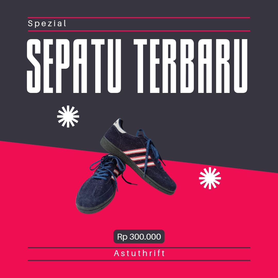 Sepatu ADIDAS SPEZIAL Biru Merah