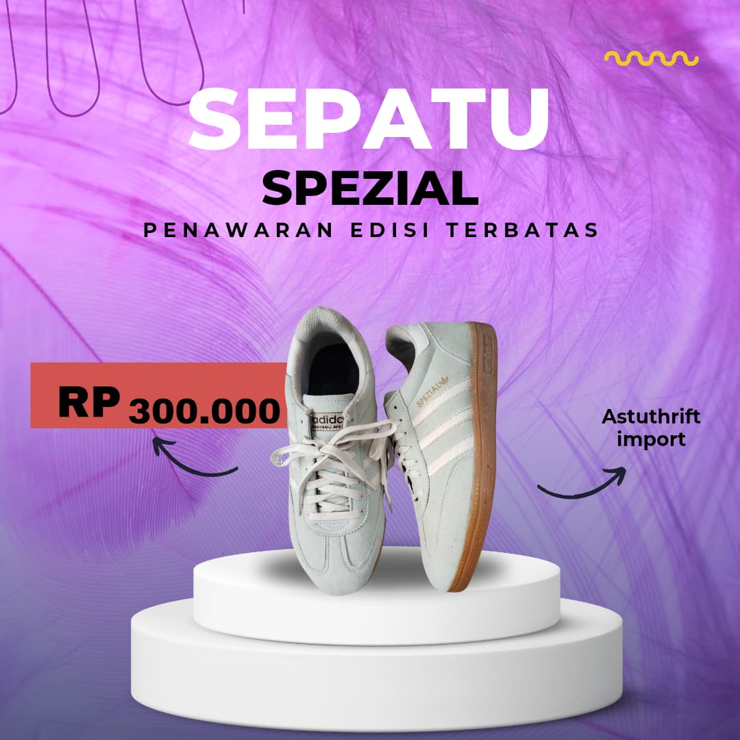 Sepatu ADIDAS SPEZIAL Biru Putih