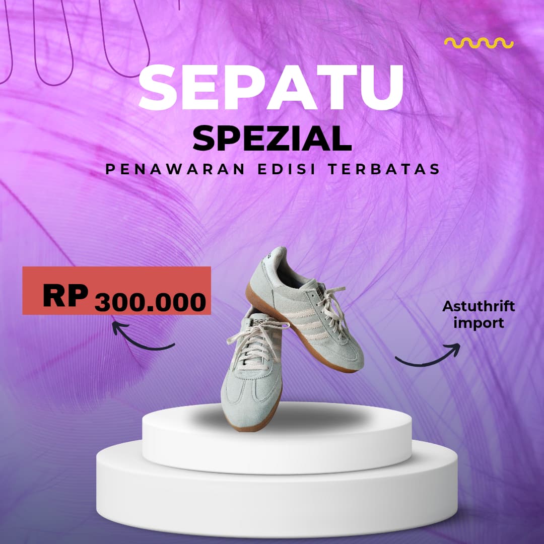 Sepatu ADIDAS SPEZIAL Biru Putih