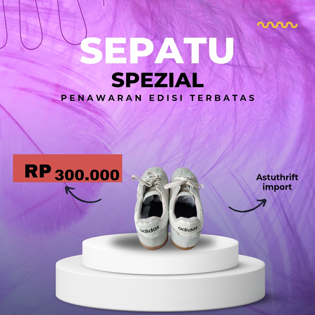 Sepatu ADIDAS SPEZIAL Biru Putih